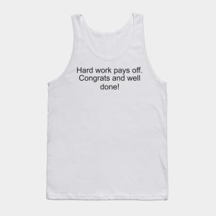 congratulations quotes on achievement Tank Top